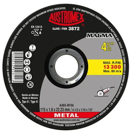 DISCO CORTE METAL...
