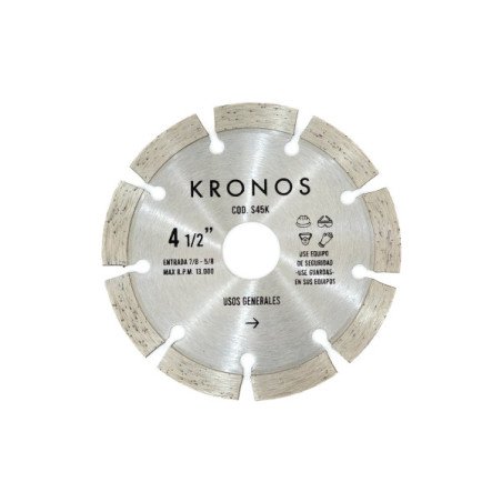 DISCO DIAMANTE 4-1/2" KRONOS
